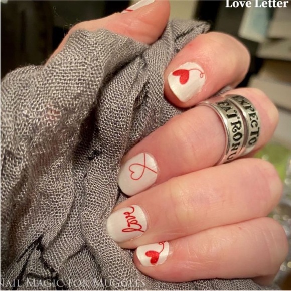 *Retired* Color Street: Love Letter | Valentine’s Day Heart Red White Sweet - Picture 10 of 15